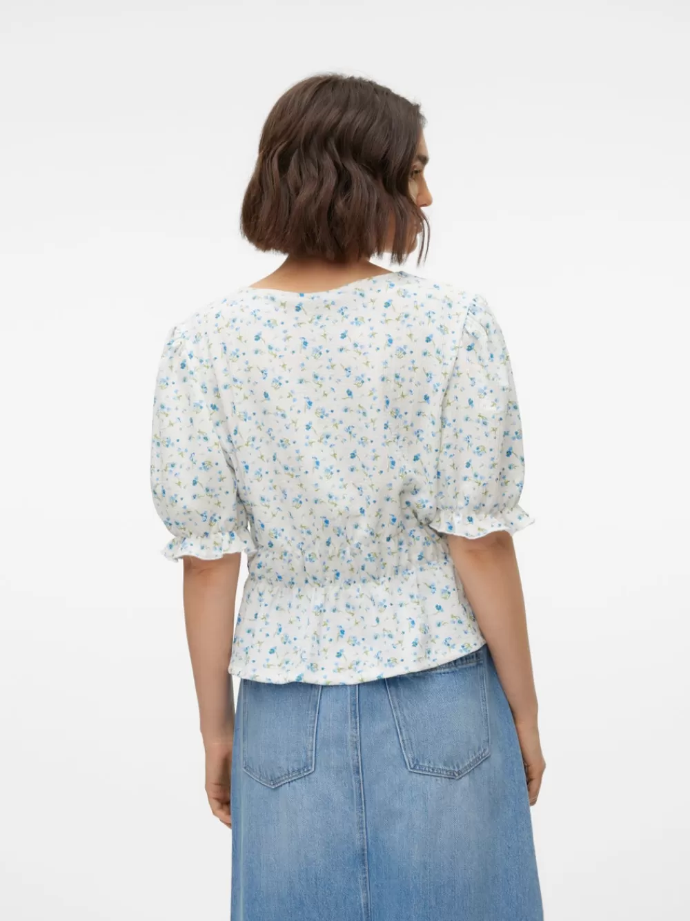 VERO MODA VMSOMYA Topit Blue Bell Fashion