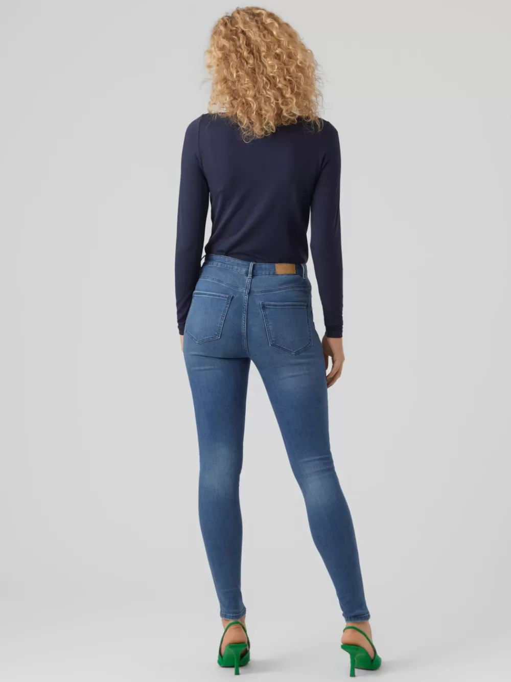 VERO MODA VMSOPHIA Erittäin korkea vyötärö Skinny fit Farkut Medium Blue Denim Discount