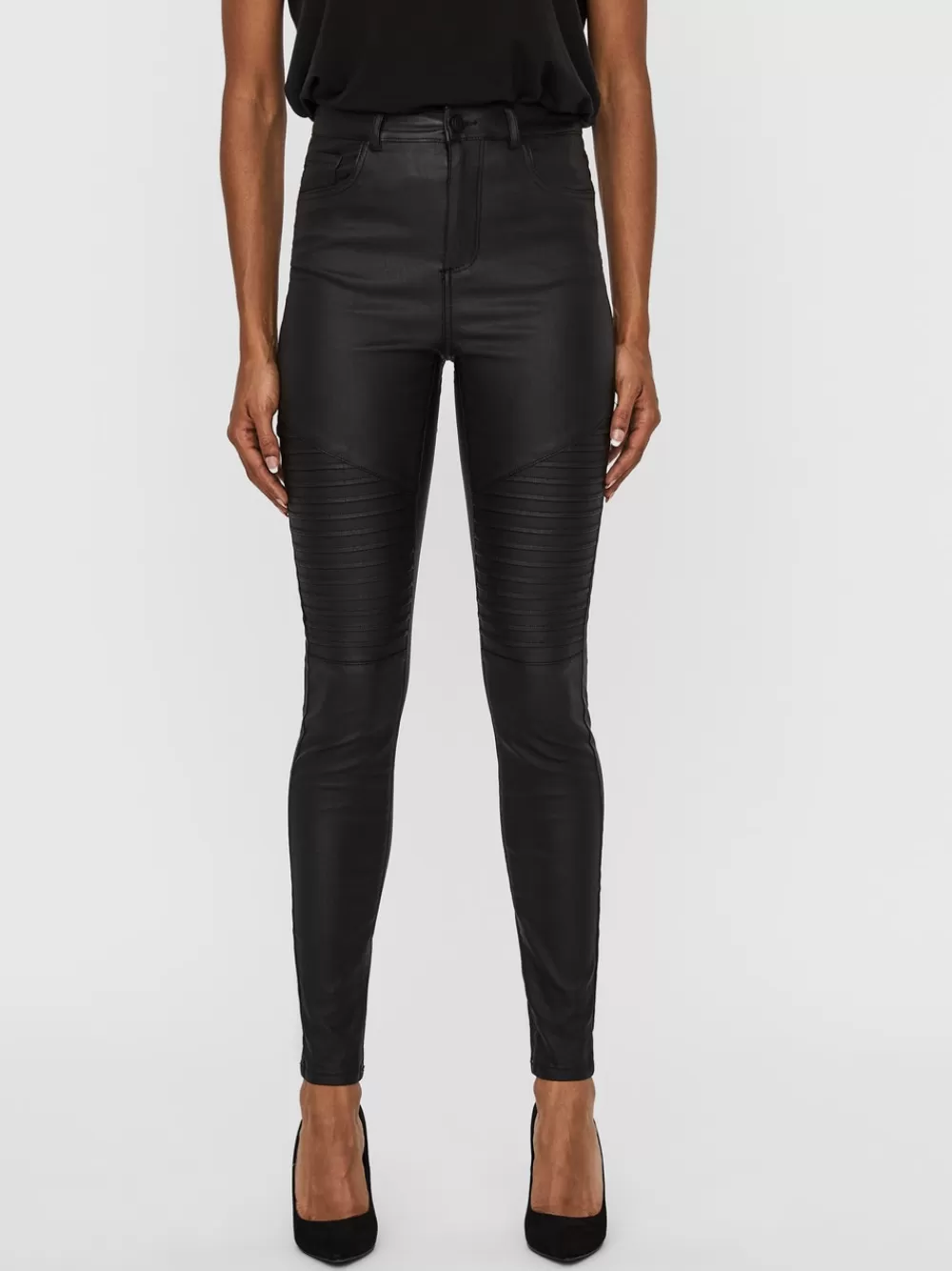 VERO MODA VMSOPHIA Korkea vyötärö Housut Black Best