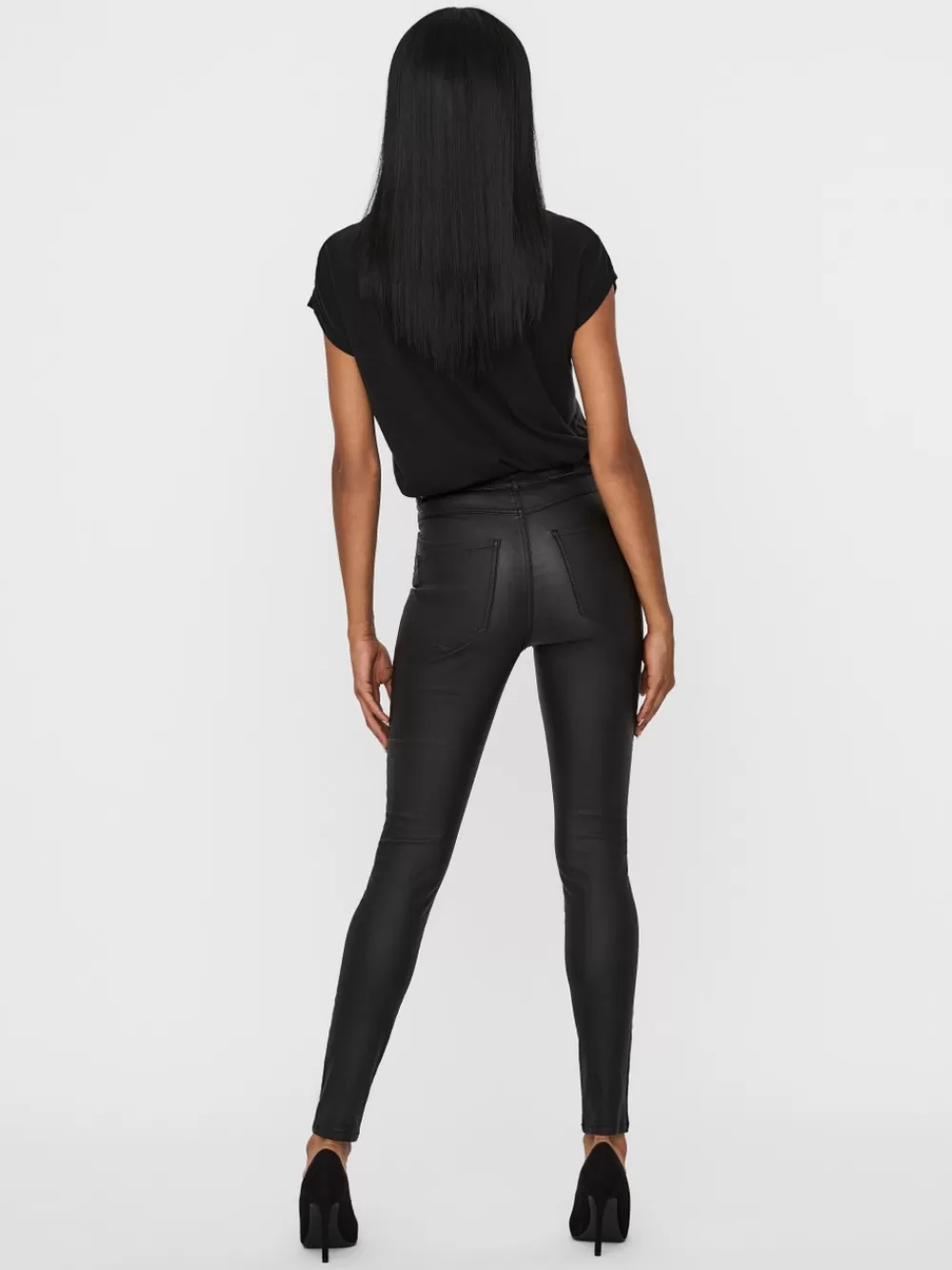 VERO MODA VMSOPHIA Korkea vyötärö Housut Black Best