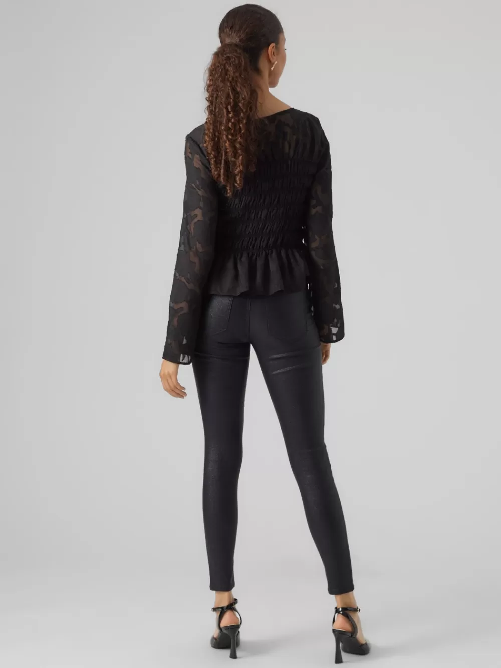 VERO MODA VMSOPHIA Korkea vyötärö Housut Black Store