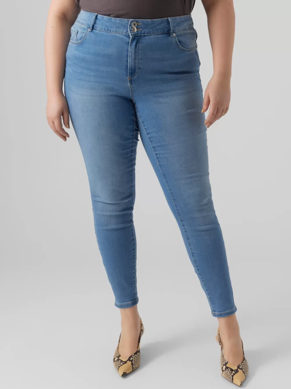VERO MODA VMSOPHIA Korkea vyötärö Skinny fit Farkut Medium Blue Denim Clearance