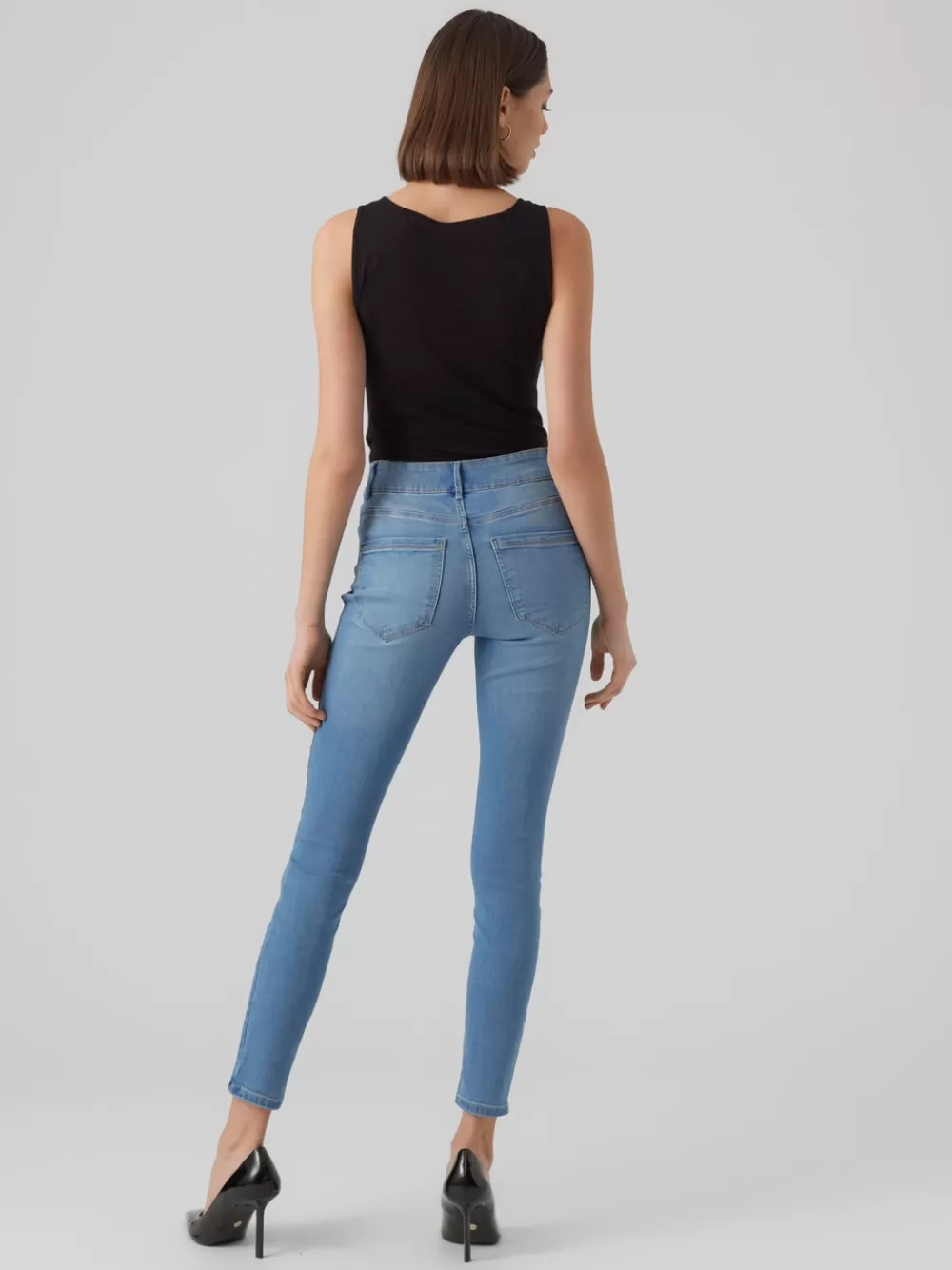 VERO MODA VMSOPHIA Korkea vyötärö Skinny fit Farkut Medium Blue Denim Clearance