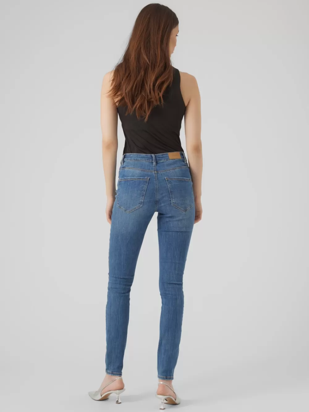 VERO MODA VMSOPHIA Korkea vyötärö Skinny fit Farkut Medium Blue Denim Shop