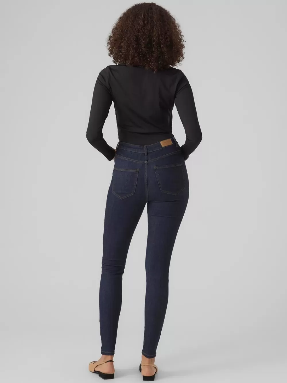 VERO MODA VMSOPHIA Korkea vyötärö Skinny fit Farkut Dark Blue Denim Sale