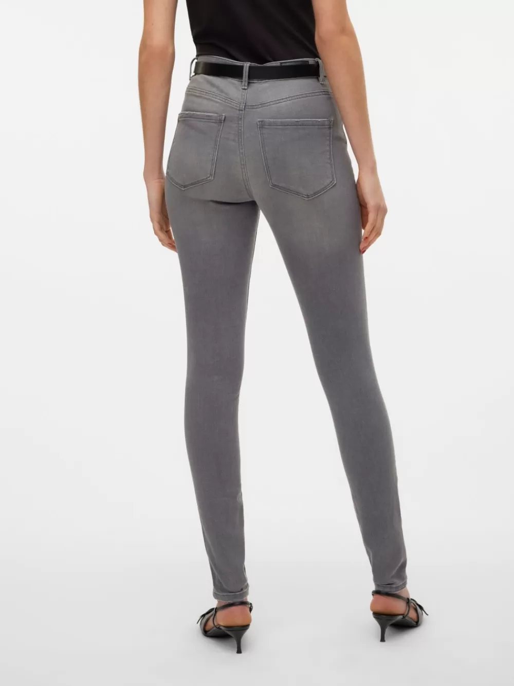 VERO MODA VMSOPHIA Korkea vyötärö Skinny fit Farkut Light Grey Denim Best Sale