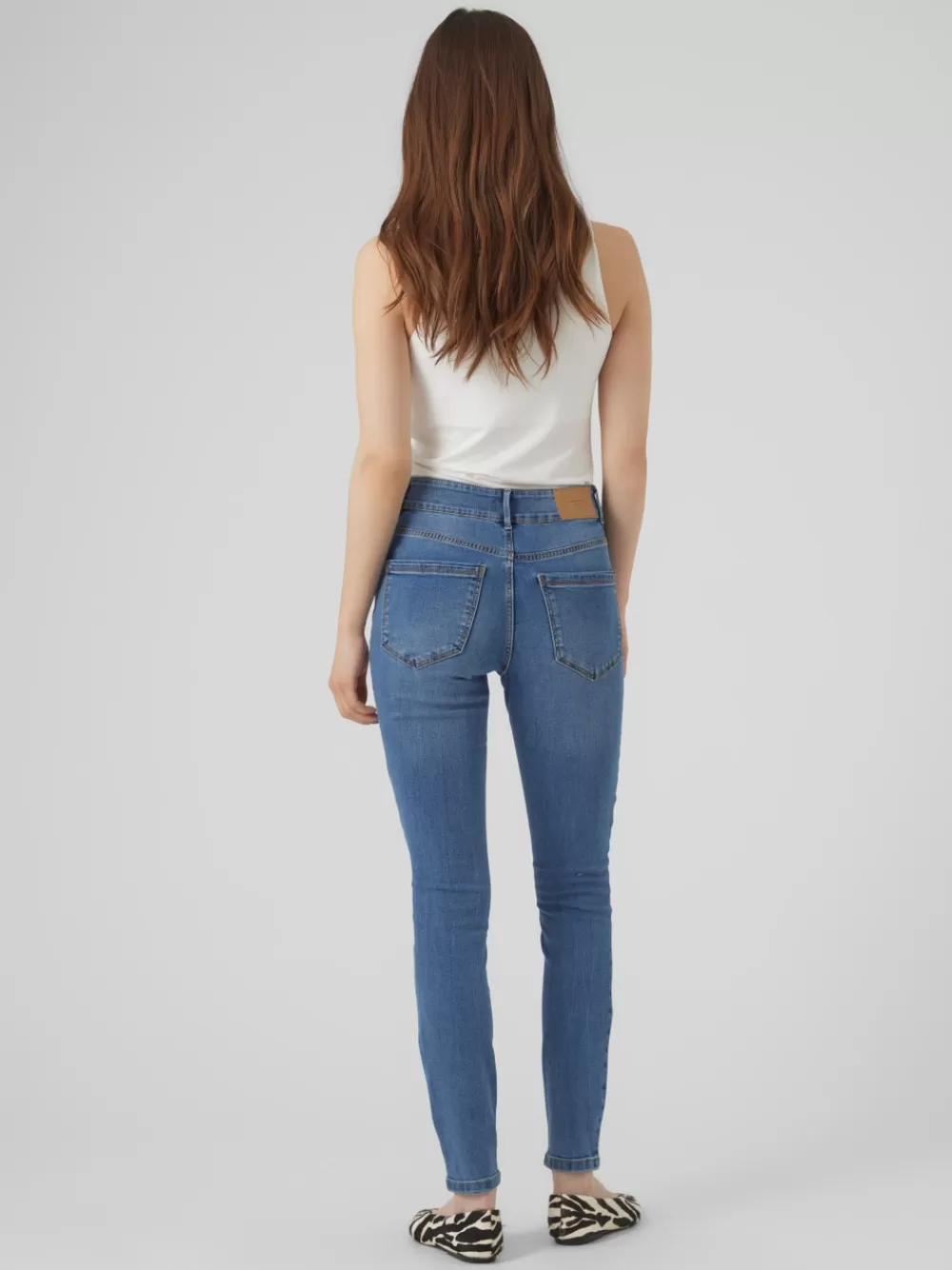 VERO MODA VMSOPHIA Korkea vyötärö Skinny fit Farkut Medium Blue Denim Outlet