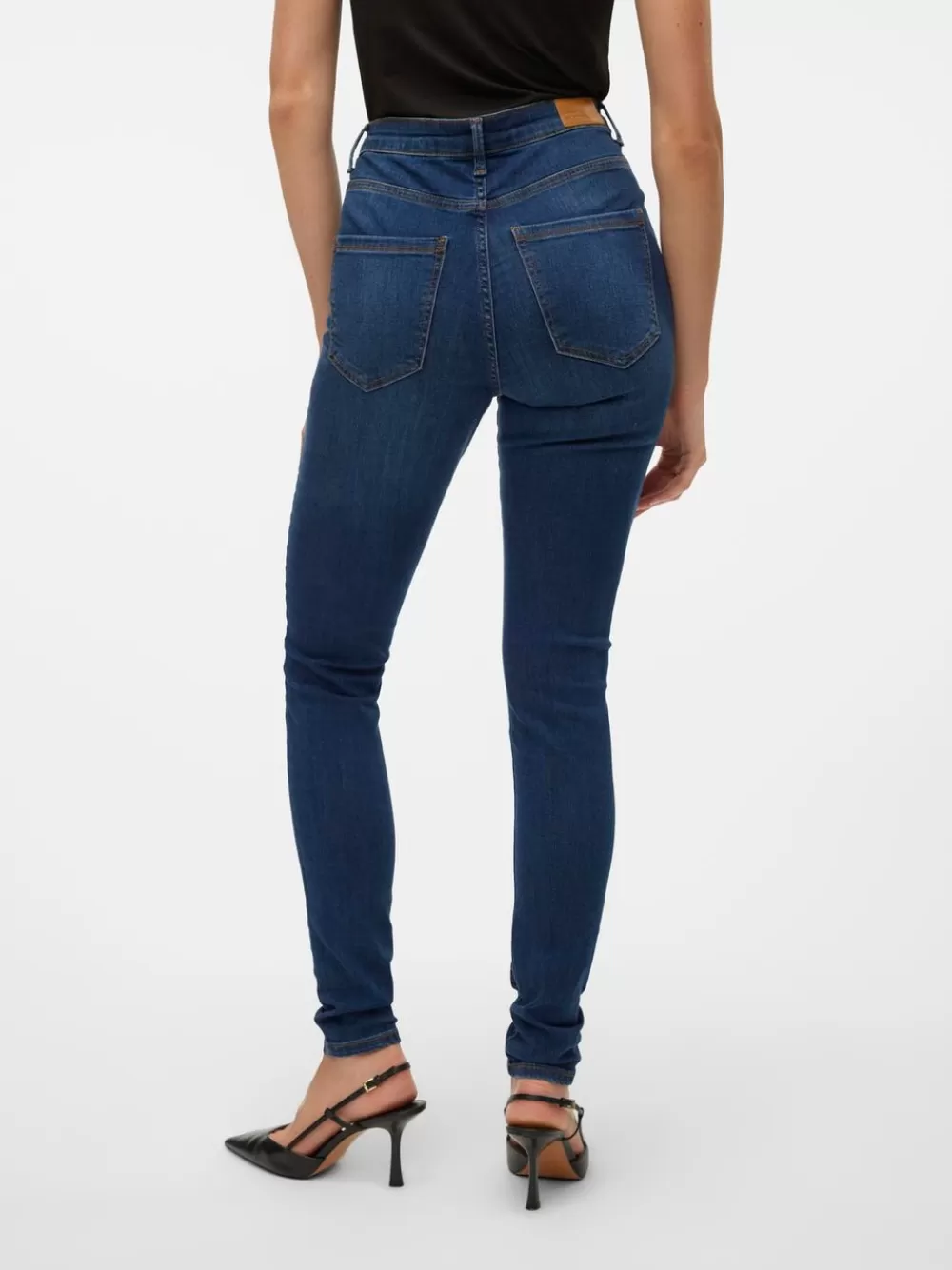 VERO MODA VMSOPHIA Korkea vyötärö Skinny fit Farkut Medium Blue Denim Hot