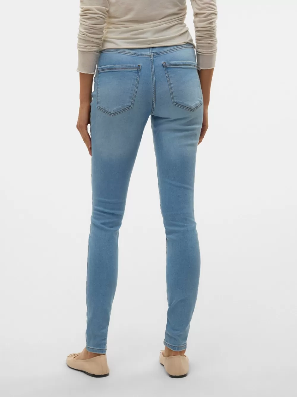 VERO MODA VMSOPHIA Korkea vyötärö Skinny fit Farkut Light Blue Denim Best Sale