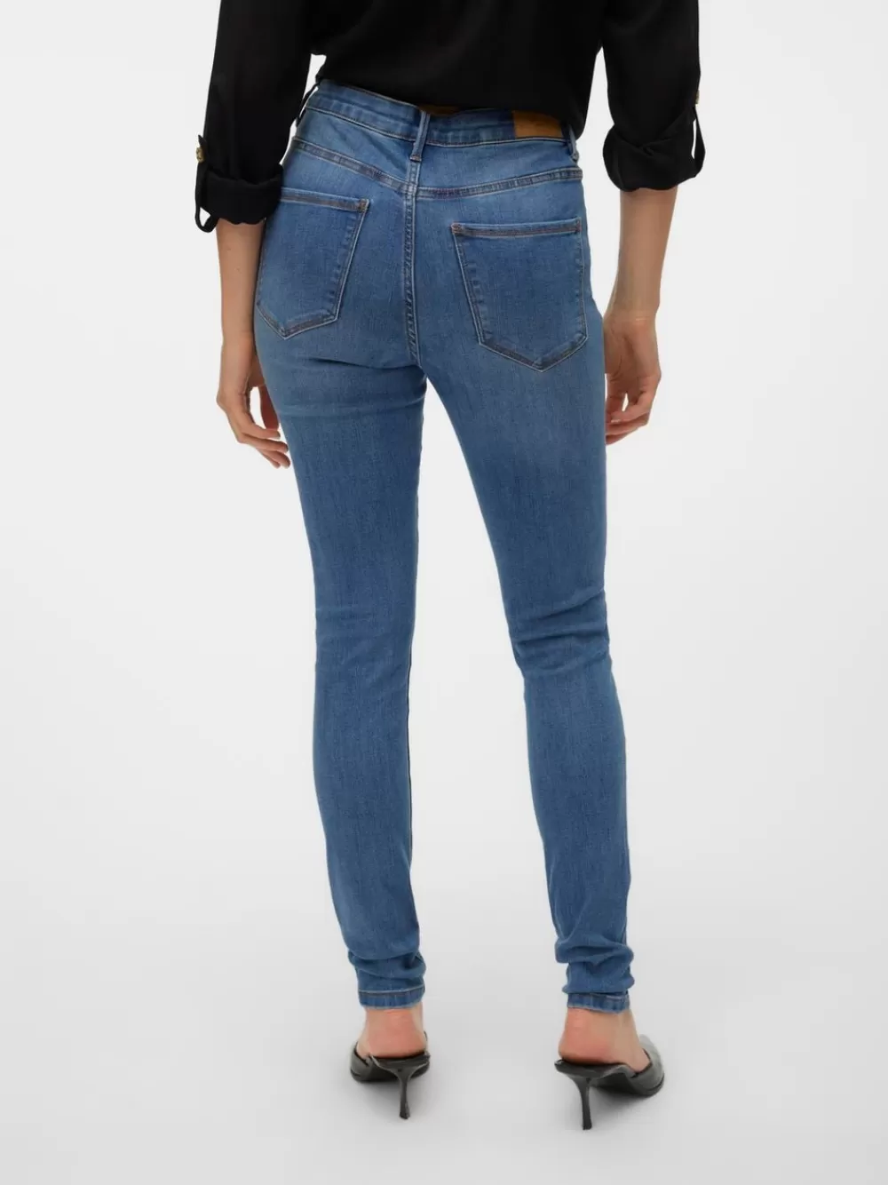 VERO MODA VMSOPHIA Korkea vyötärö Skinny fit Farkut Medium Blue Denim Fashion