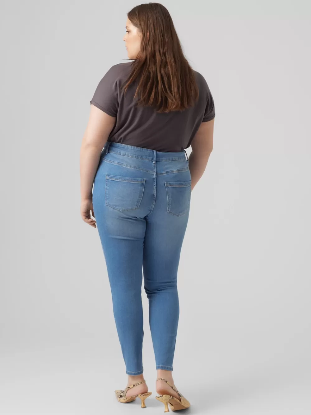 VERO MODA VMSOPHIA Korkea vyötärö Skinny fit Farkut Medium Blue Denim Clearance