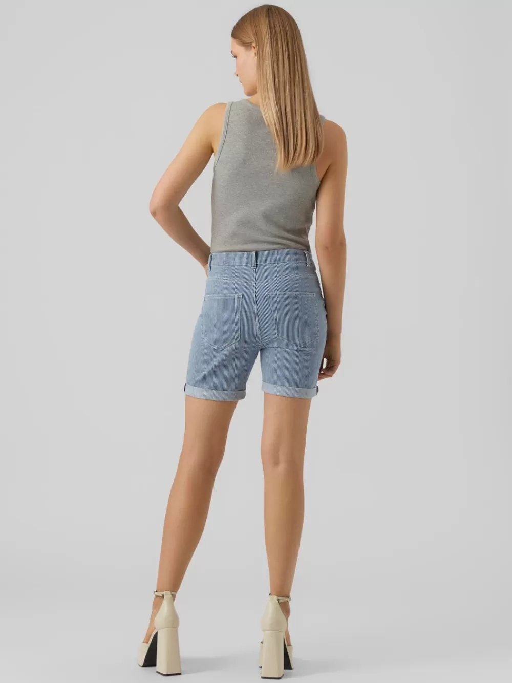 VERO MODA VMSOPHIA Shortsit Light Blue Denim Cheap