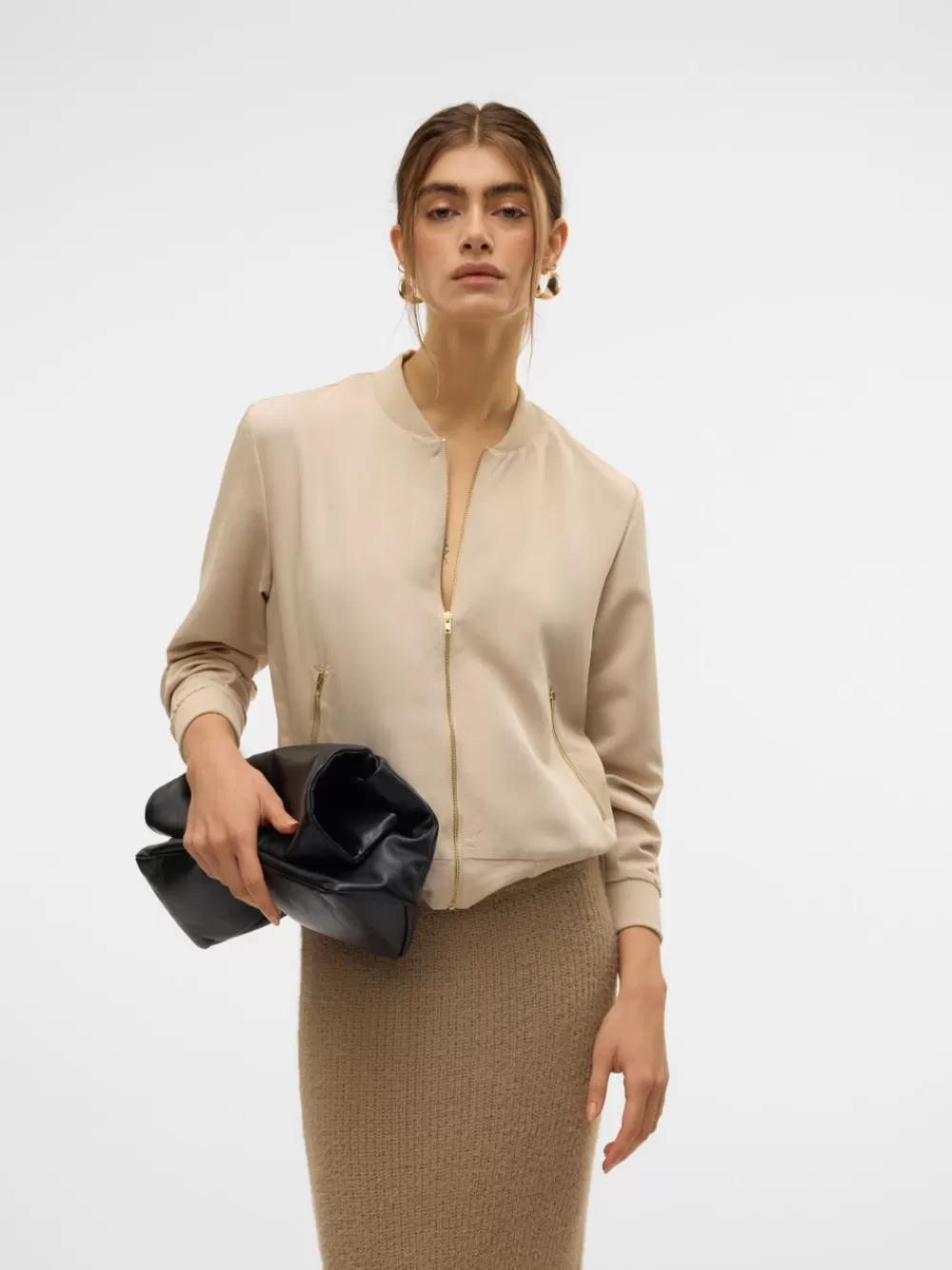VERO MODA VMSUMMER Lämpimät pilottitakit Cement Hot
