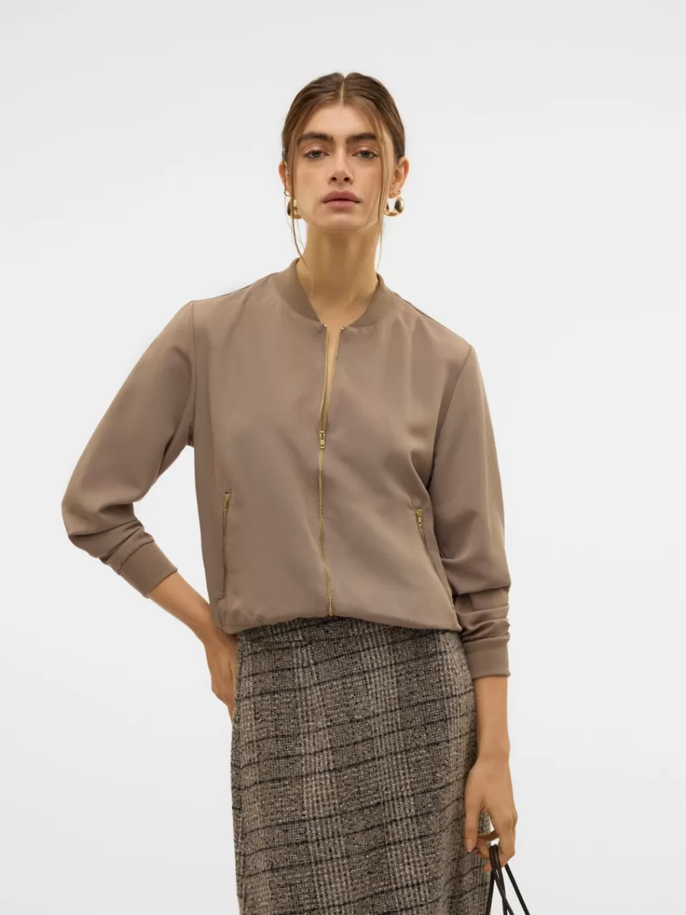 VERO MODA VMSUMMER Lämpimät pilottitakit Fossil Outlet