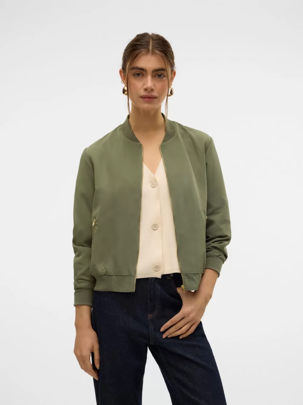 VERO MODA VMSUMMER Lämpimät pilottitakit Four Leaf Clover Fashion
