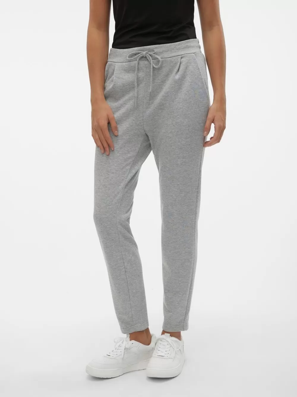 VERO MODA VMSVEA Normaali vyötärö Housut Light Grey Melange Sale