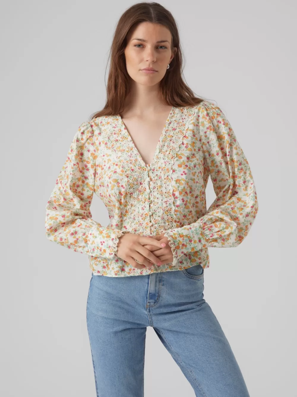 VERO MODA VMSVEA Topit Snow White Hot