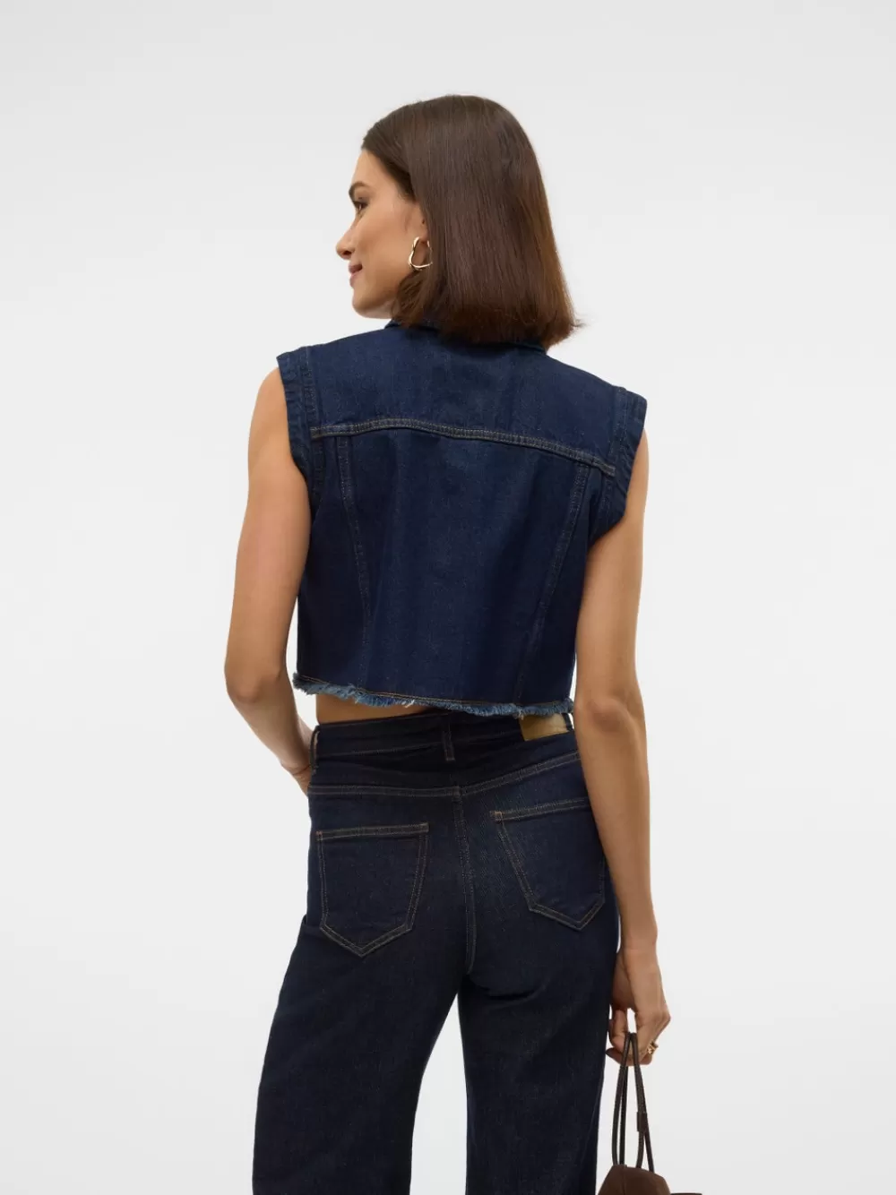 VERO MODA VMTABITHA Farkkuliivi Dark Blue Denim Outlet
