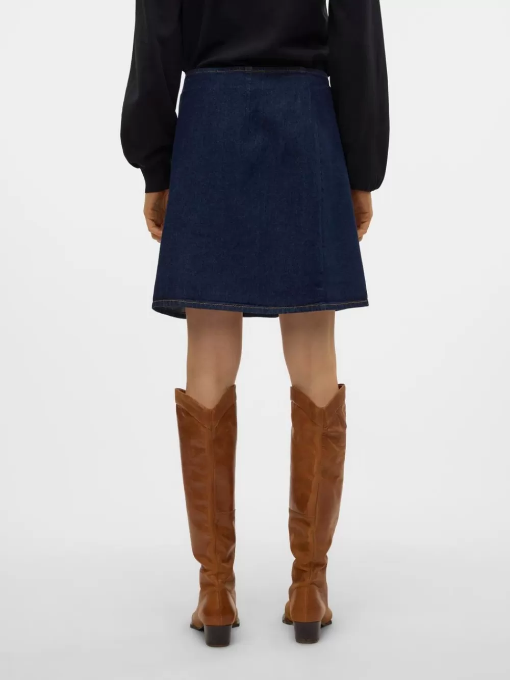 VERO MODA VMTABITHA Minihame Dark Blue Denim Best Sale