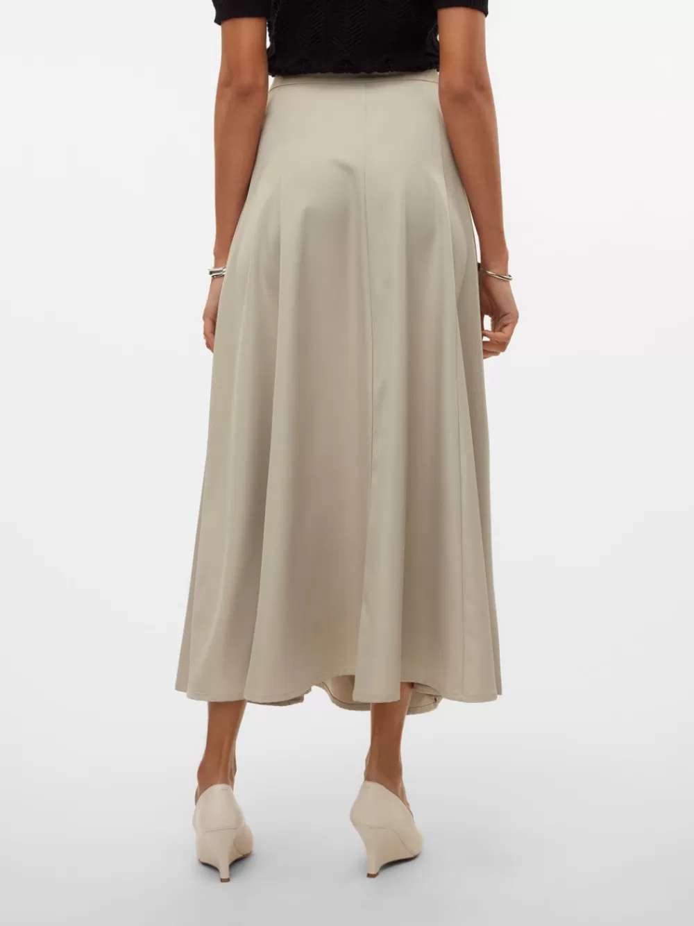 VERO MODA VMTARA Korkea vyötärö Pitkä hame Abbey Stone Store