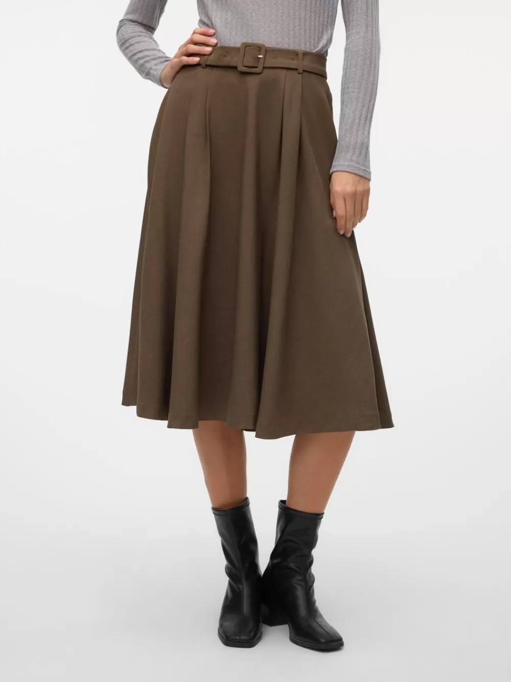 VERO MODA VMTARISA Korkea vyötärö Pitkä hame Capers Hot