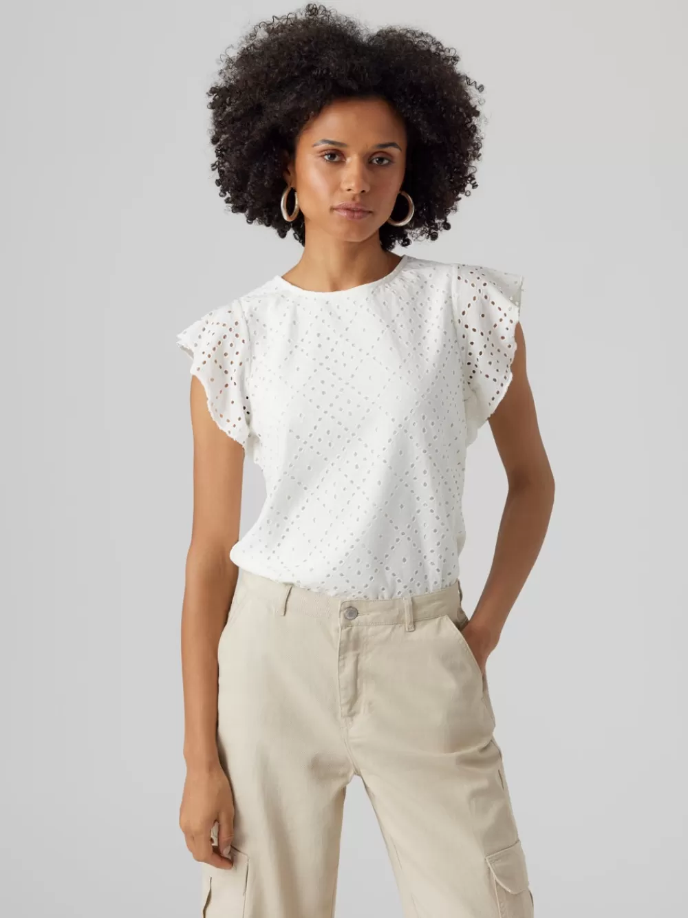 VERO MODA VMTASSA T-paidat Snow White Outlet