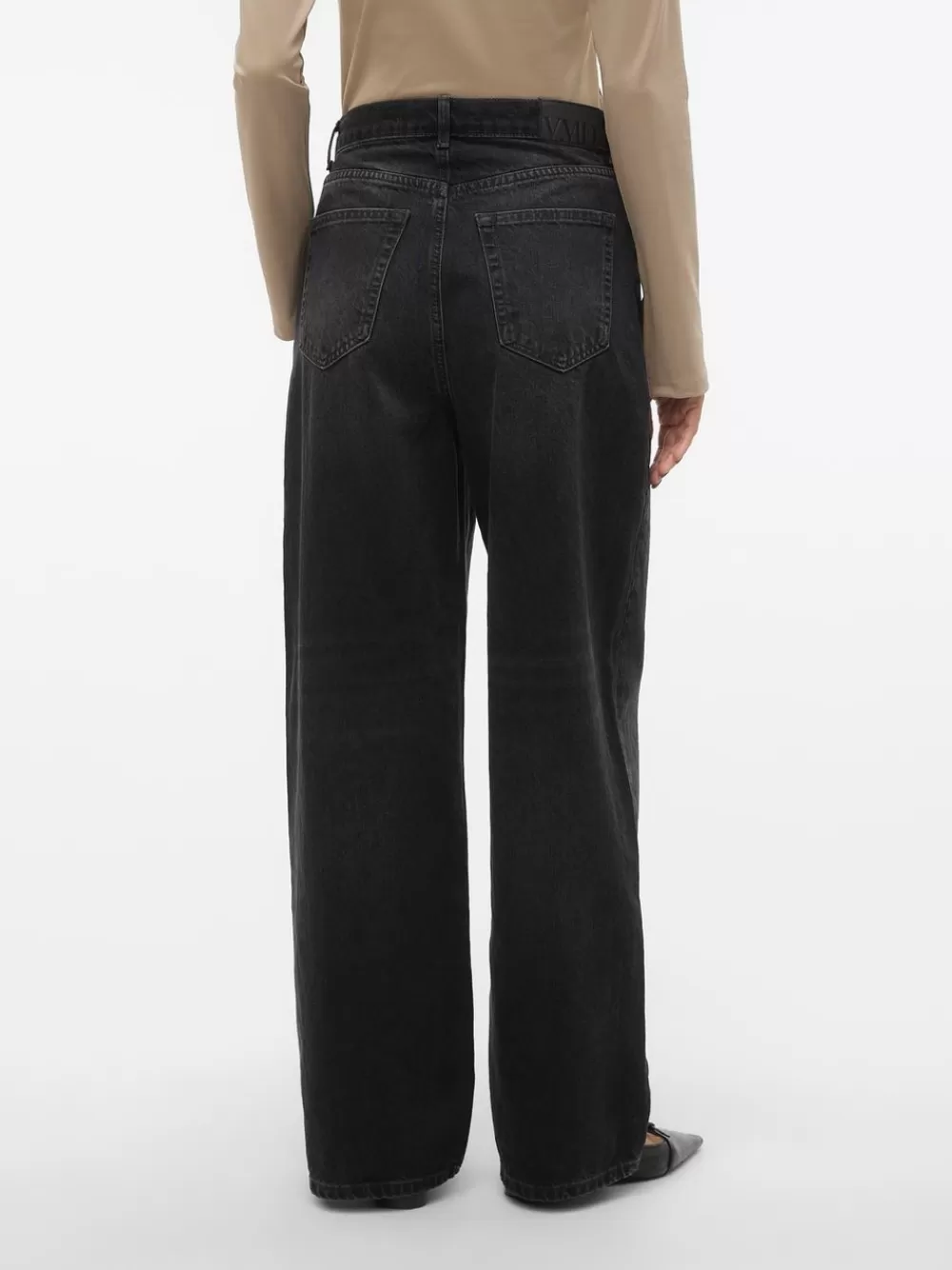 VERO MODA VMTAYLOR Normaali vyötärö Baggy fit Farkut Black Denim Outlet