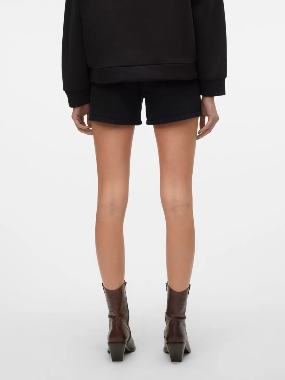 VERO MODA VMTESS Shortsit Black Denim Sale