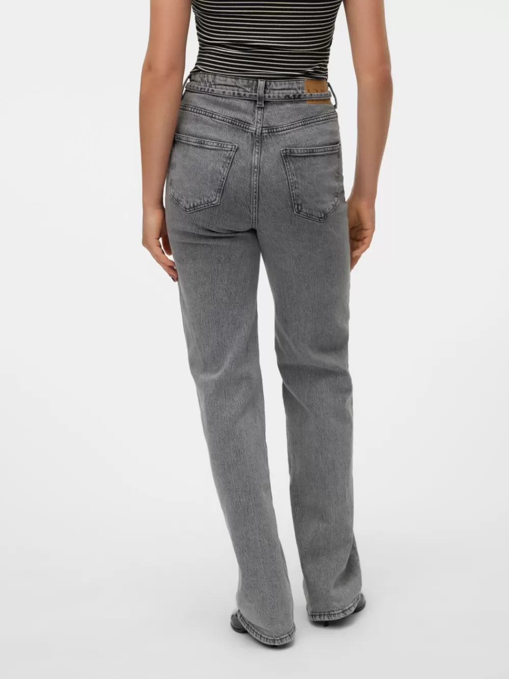 VERO MODA VMTESSA Korkea vyötärö Wide fit Farkut Medium Grey Denim Store
