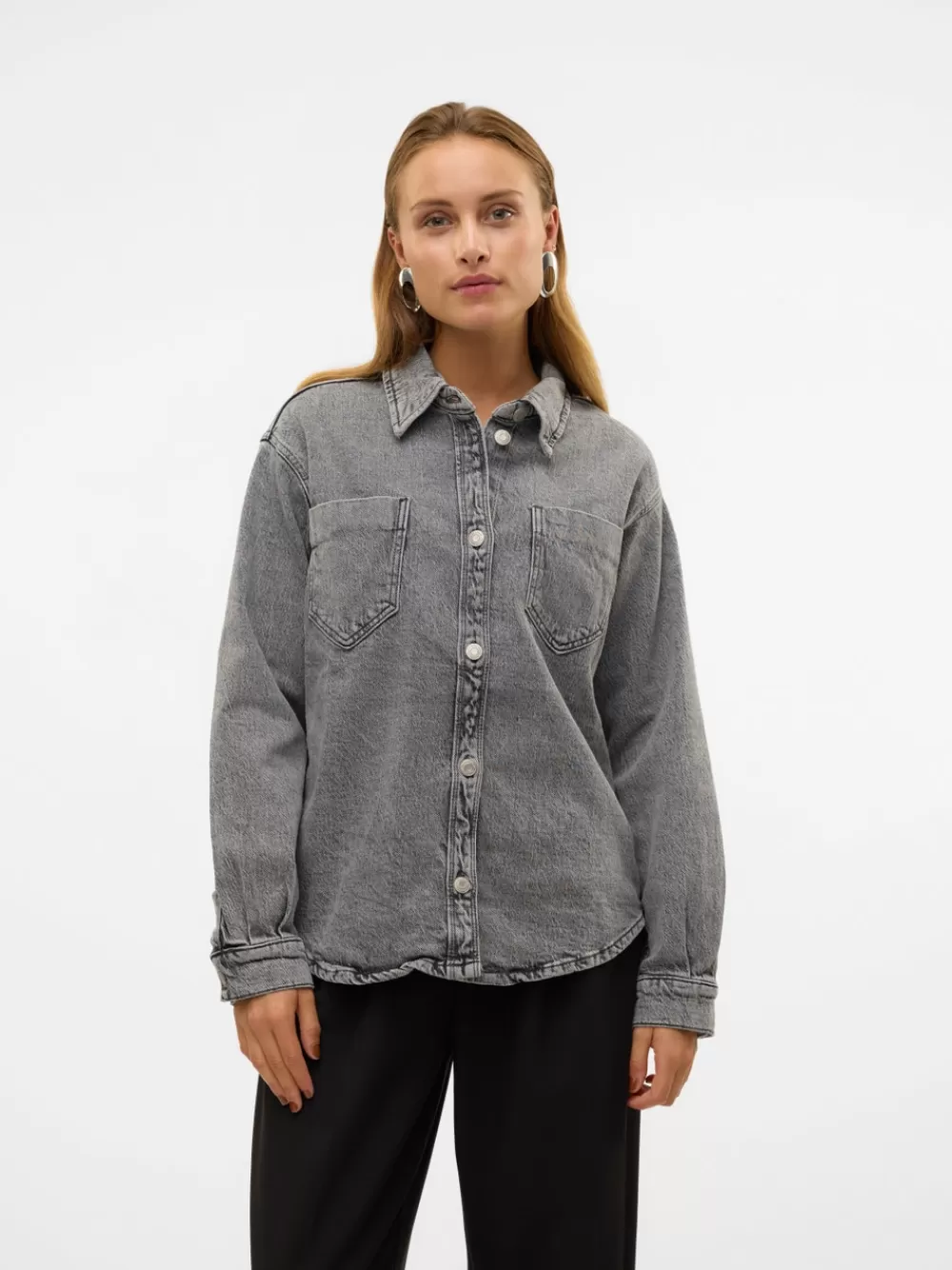 VERO MODA VMTESSIE Farkkupaita Medium Grey Denim Discount