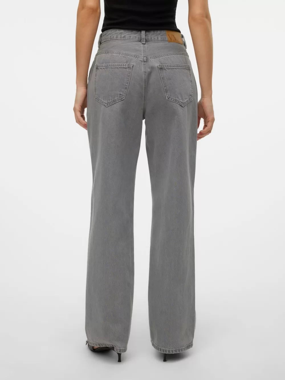 VERO MODA VMTOKYO Matala vyötärö Straight fit Farkut Medium Grey Denim Store
