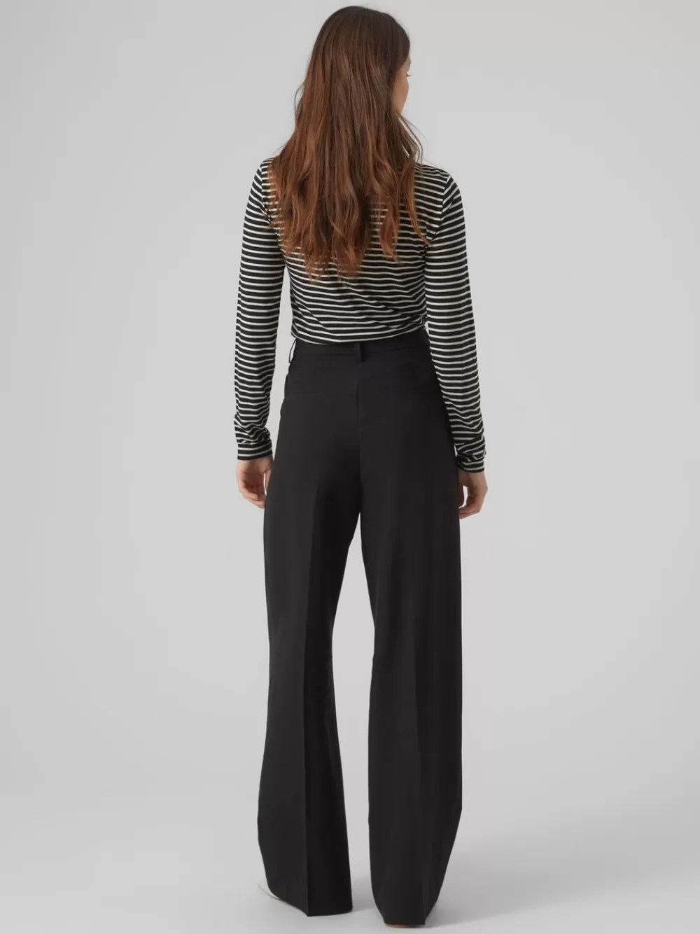 VERO MODA VMTROIAN Normaali vyötärö Housut Black Cheap