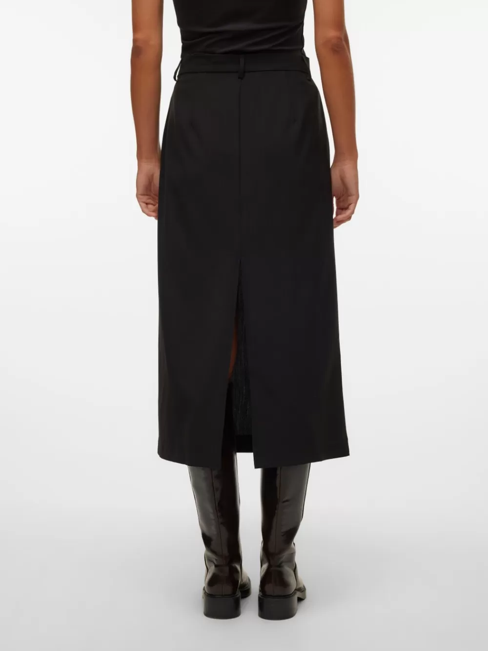 VERO MODA VMTROIAN Normaali vyötärö Pitkä hame Black Clearance