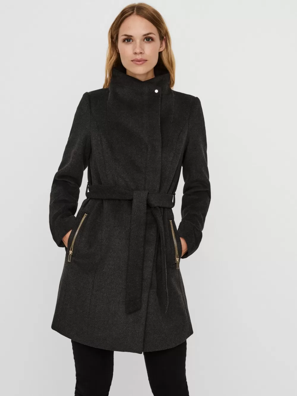 VERO MODA VMTWODOPE Takit Dark Grey Melange Cheap
