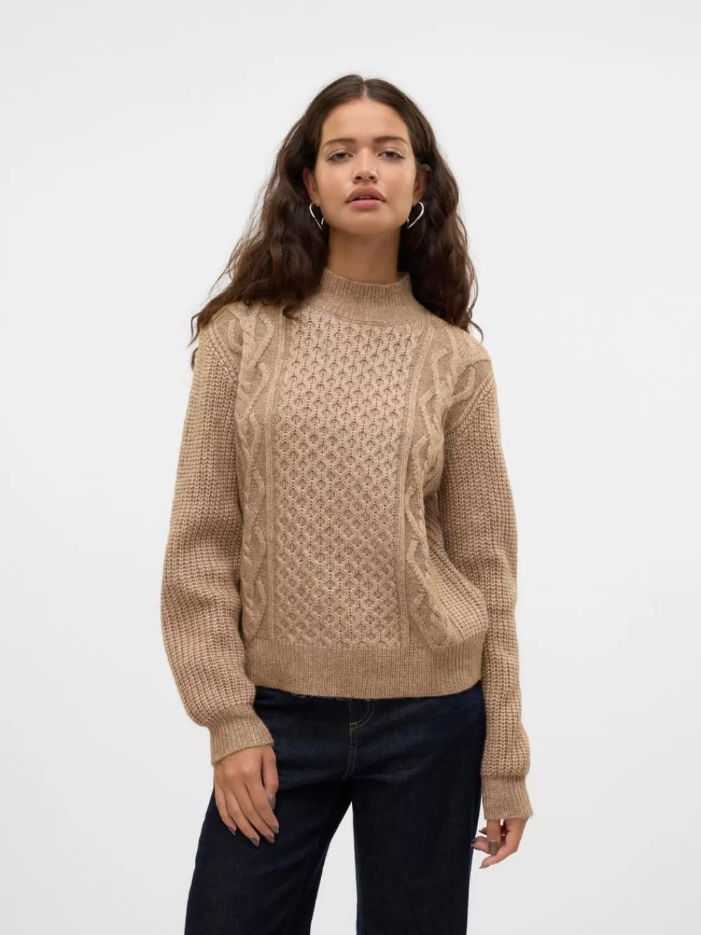 VERO MODA VMUNIVERSE Neulepuserot Silver Mink Clearance