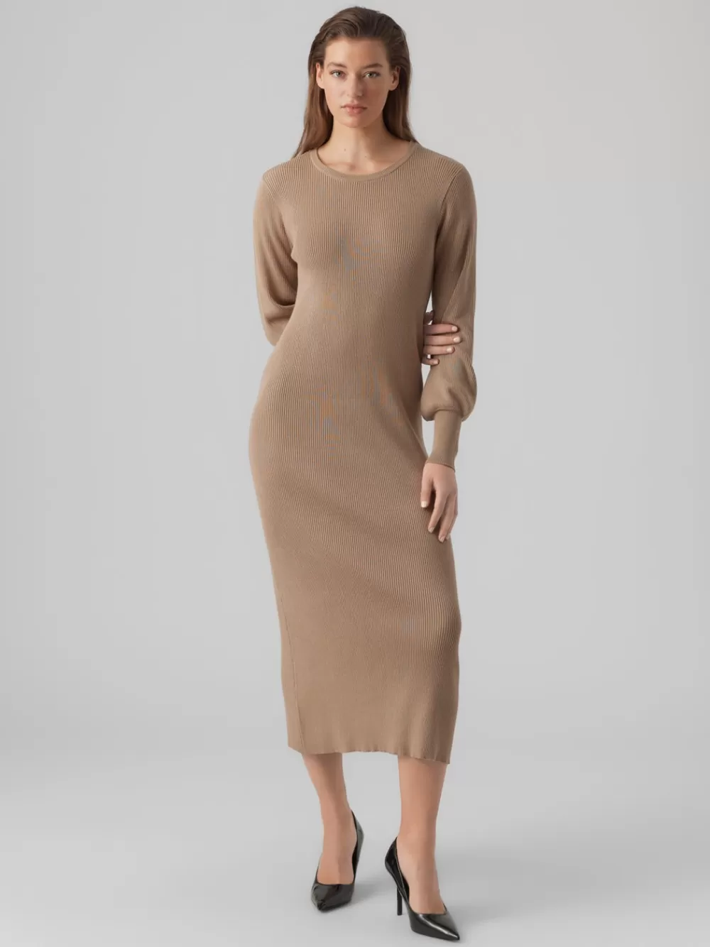 VERO MODA VMVALOR Pitkä mekko Silver Mink Cheap