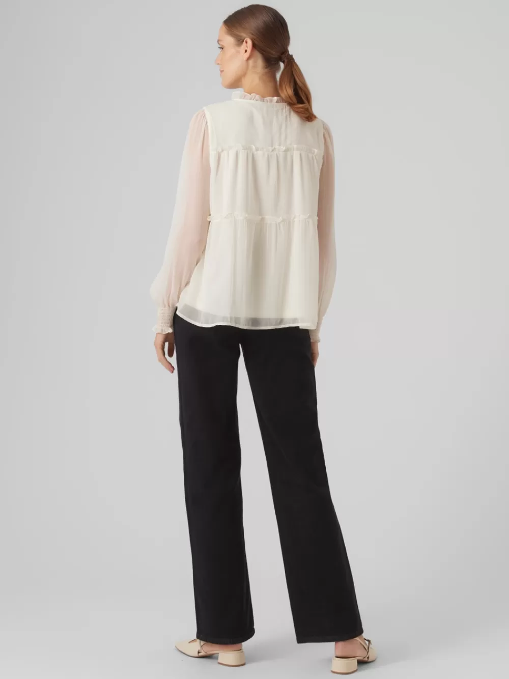 VERO MODA VMVANESSA Topit Birch Flash Sale