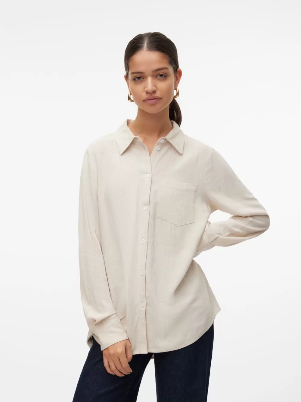 VERO MODA VMVERA Paidat Oatmeal Flash Sale