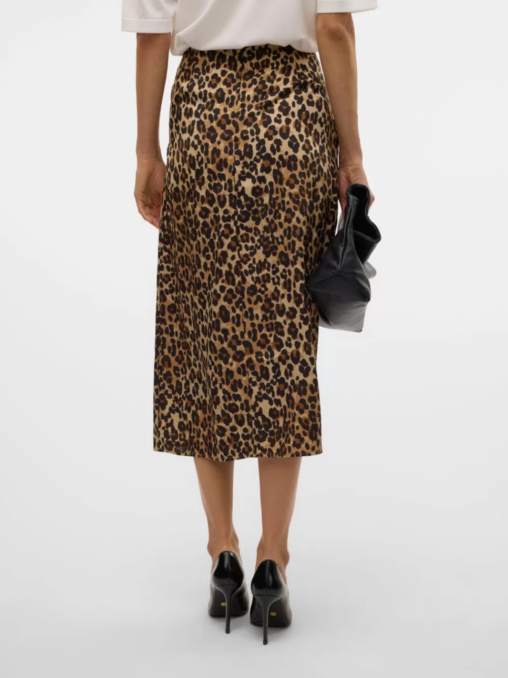 VERO MODA VMVERENA Korkea vyötärö Midihame Tigers Eye Clearance