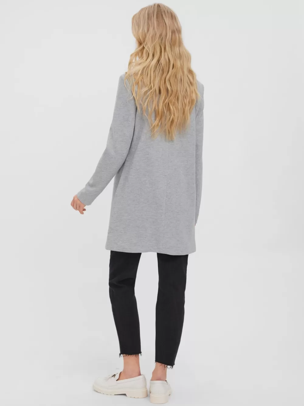 VERO MODA VMVERINA Bleiserit Light Grey Melange Hot
