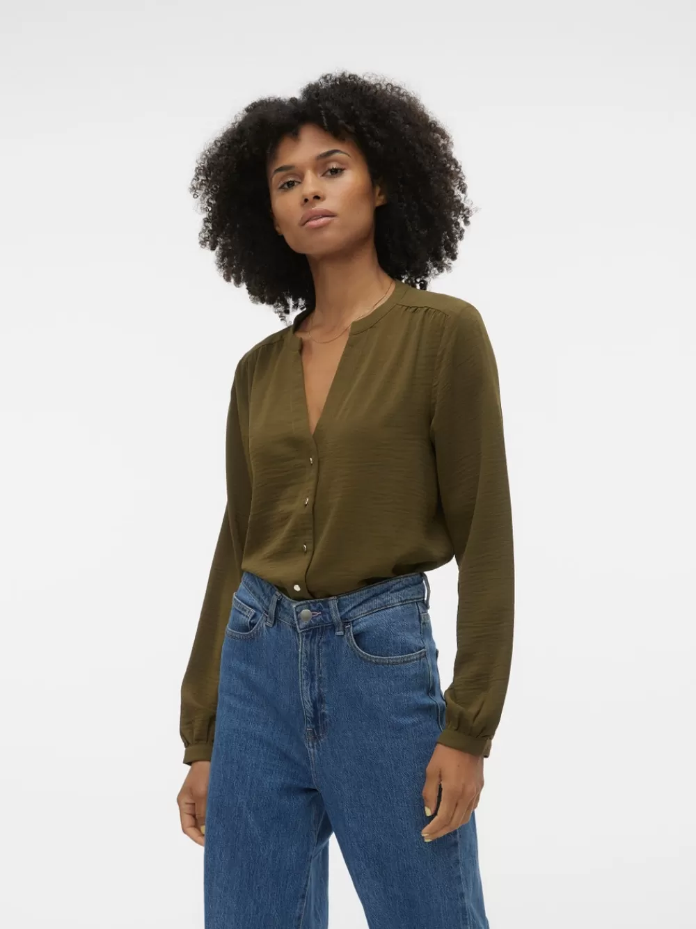 VERO MODA VMVIBE Paidat Dark Olive Hot
