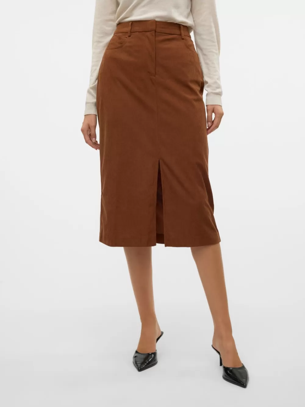 VERO MODA VMVILJA Korkea vyötärö Midihame Tortoise Shell Best