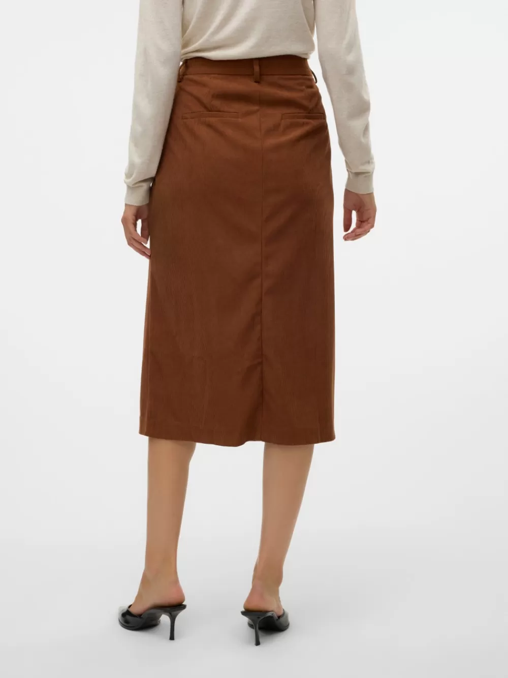 VERO MODA VMVILJA Korkea vyötärö Midihame Tortoise Shell Best