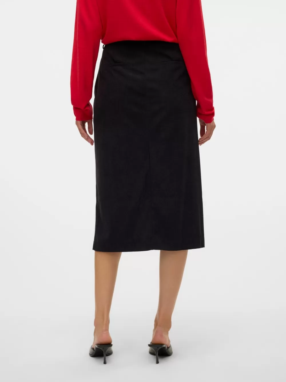 VERO MODA VMVILJA Korkea vyötärö Midihame Black Store
