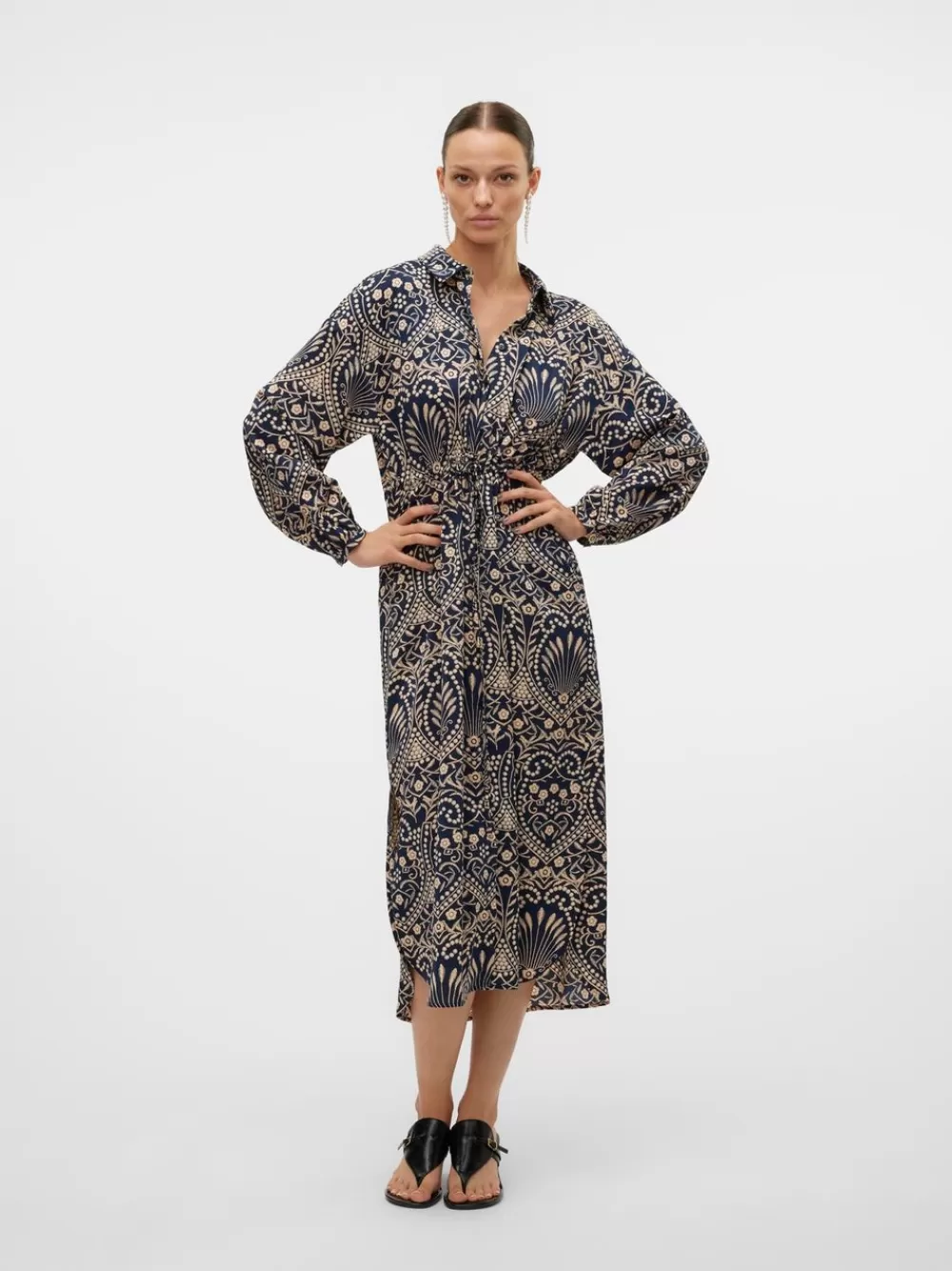 VERO MODA VMVILJA Midimekko Navy Blazer New