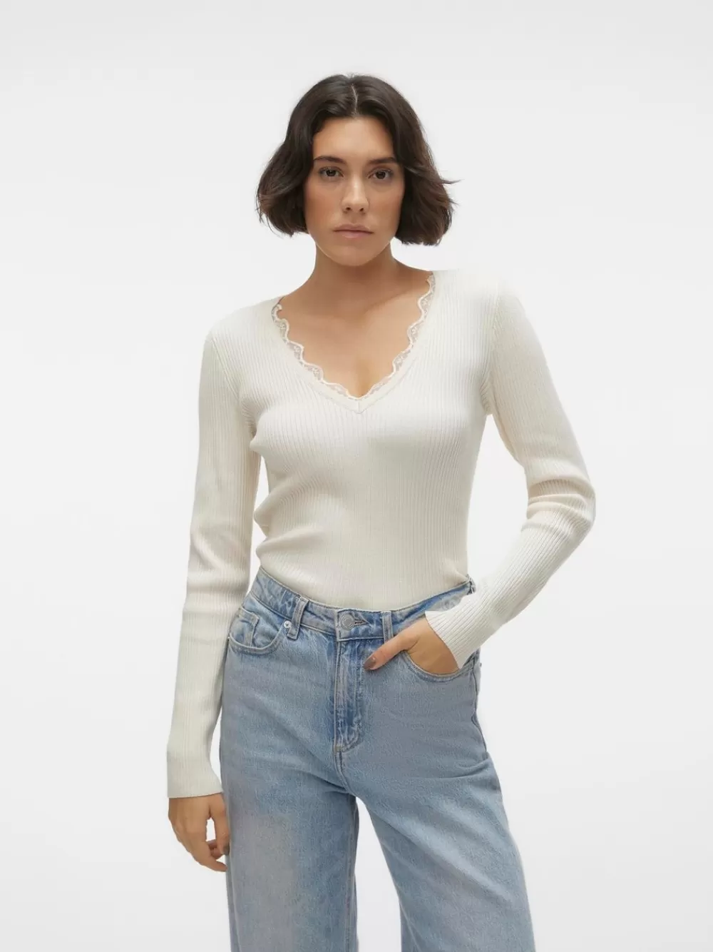 VERO MODA VMVILJA Neulepuserot Birch Flash Sale