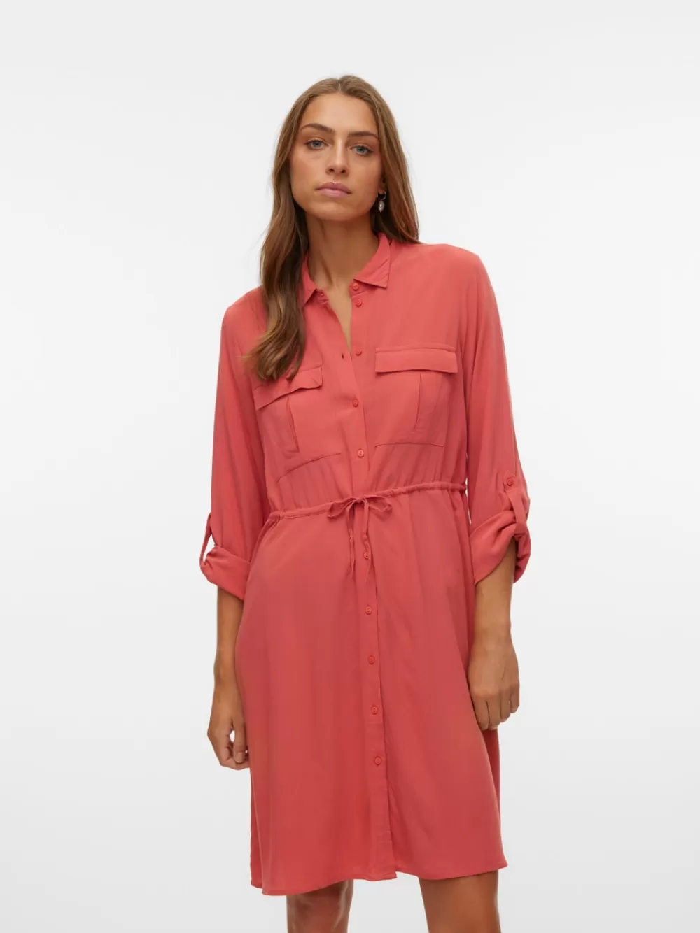 VERO MODA VMVILMA Lyhyt mekko Mineral Red Shop