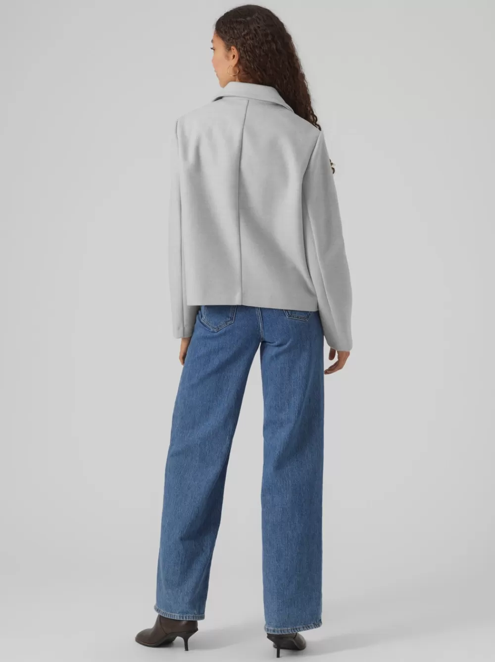 VERO MODA VMVINCEMIA Takit Light Grey Melange New