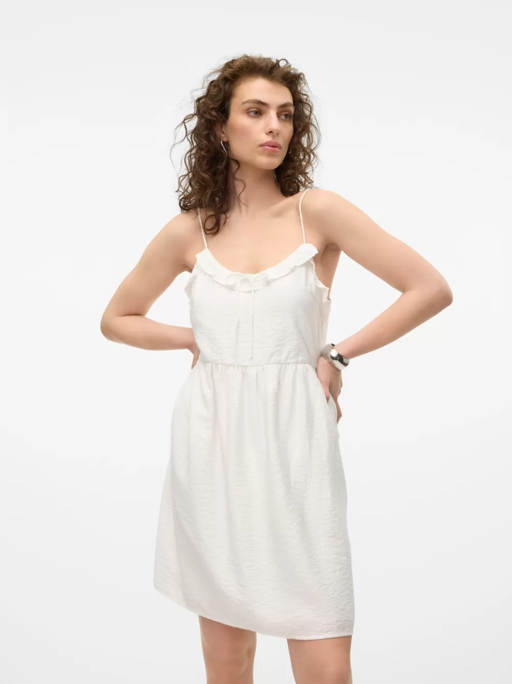 VERO MODA VMWICKY Midimekko Snow White Discount
