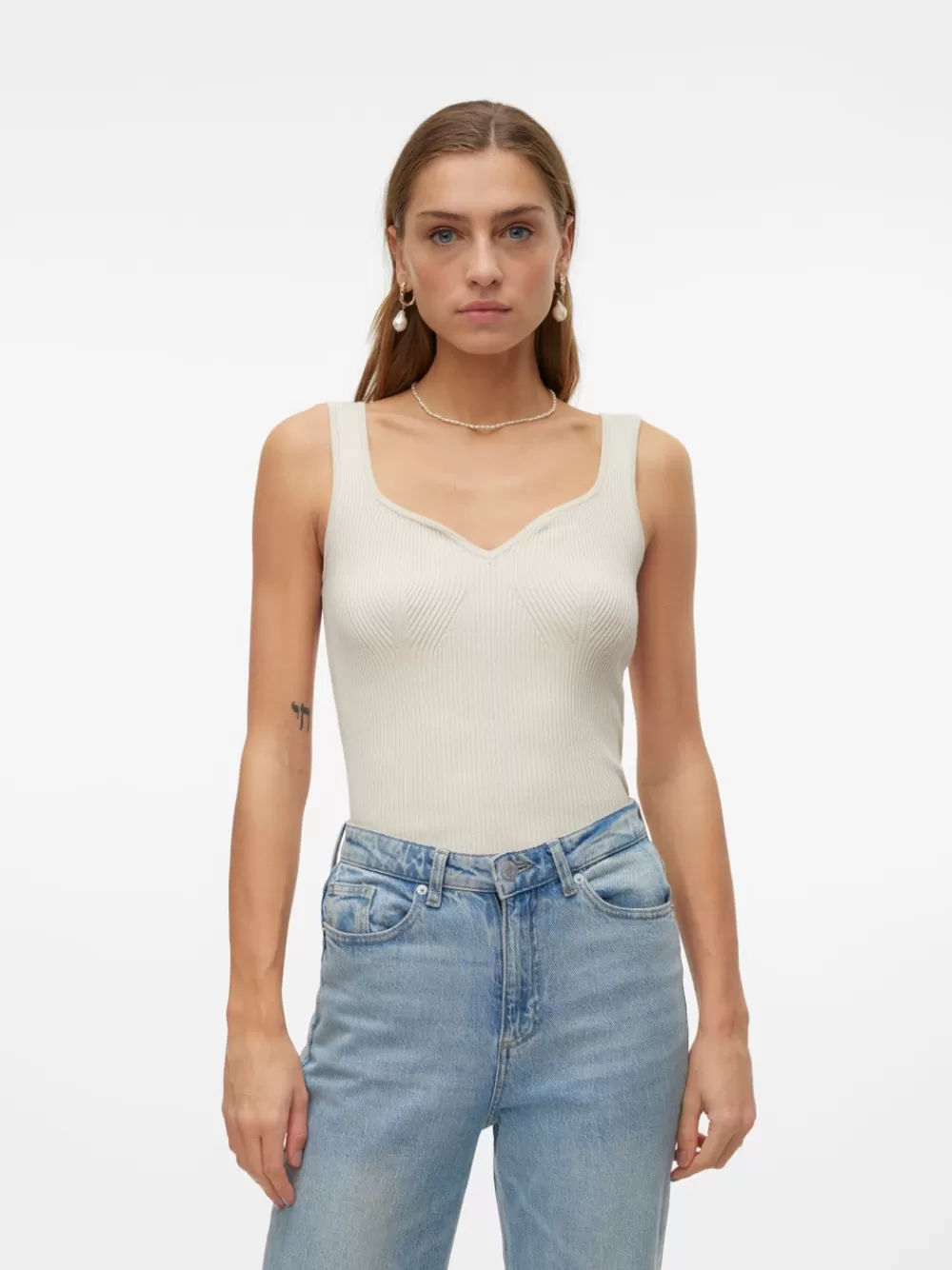 VERO MODA VMWILLOW Neulepuserot Birch Cheap